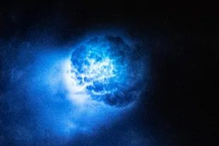 Blue spots captured by NASA