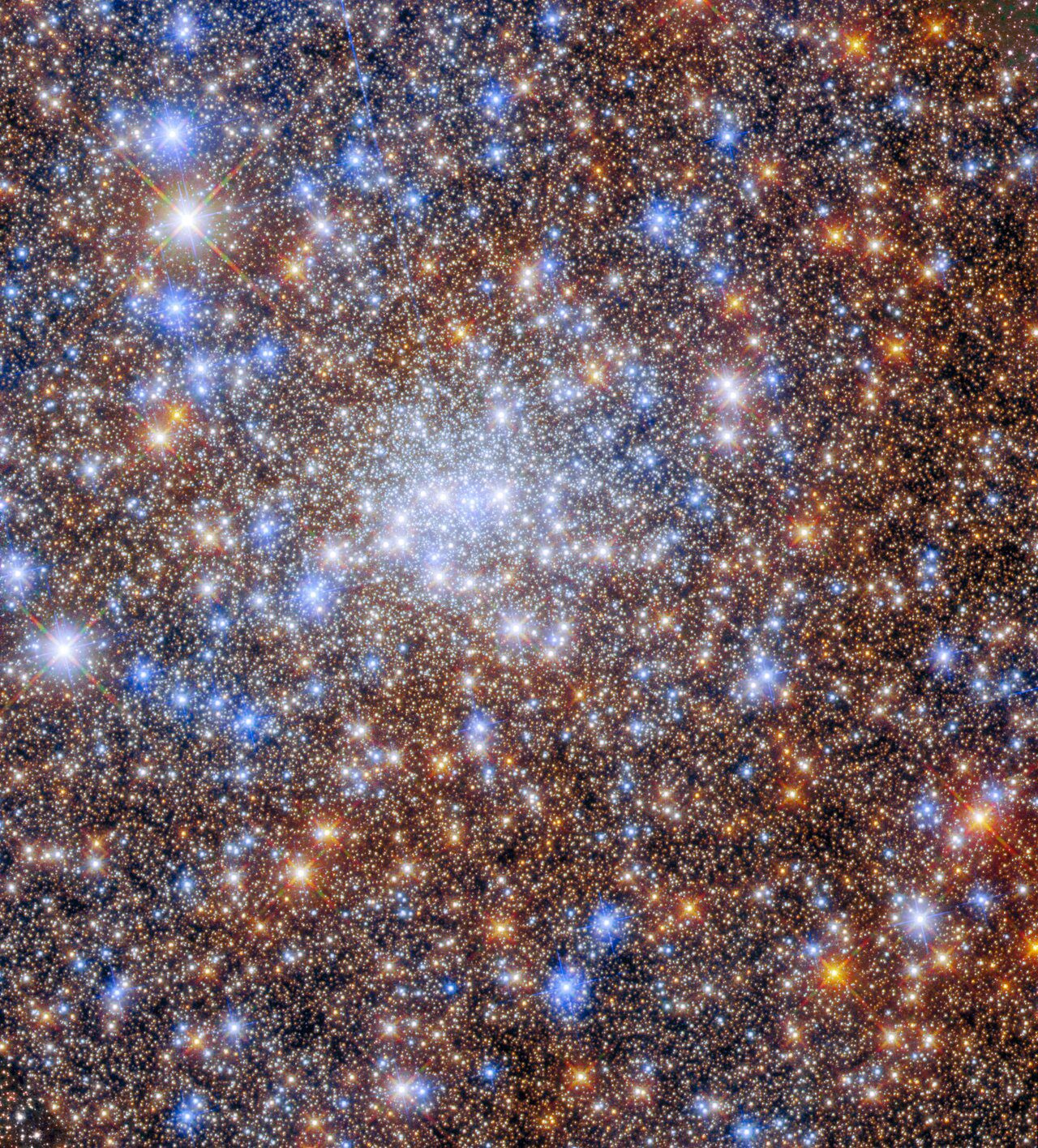 Astronomers took advantage of the sensitivity of two of Hubble's instruments, the Advanced Camera for Surveys and the Wide Field Camera 3 to capture this remarkable image.