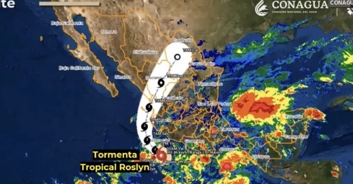 Roslin intensified to Category 1 Hurricane 290 km from Manzanillo: Follow minute by minute