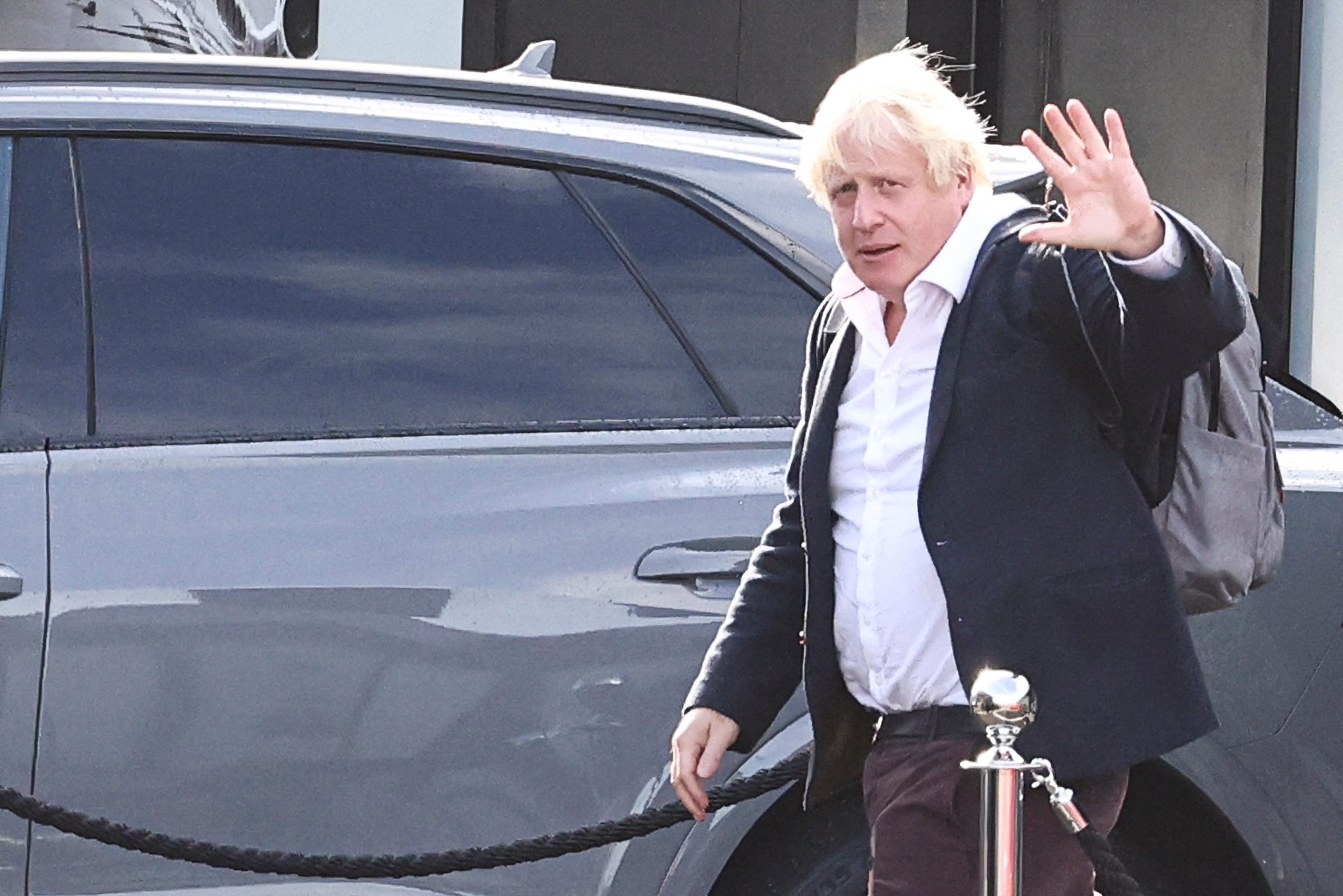Boris Johnson returned to the United Kingdom on Saturday (Reuters)