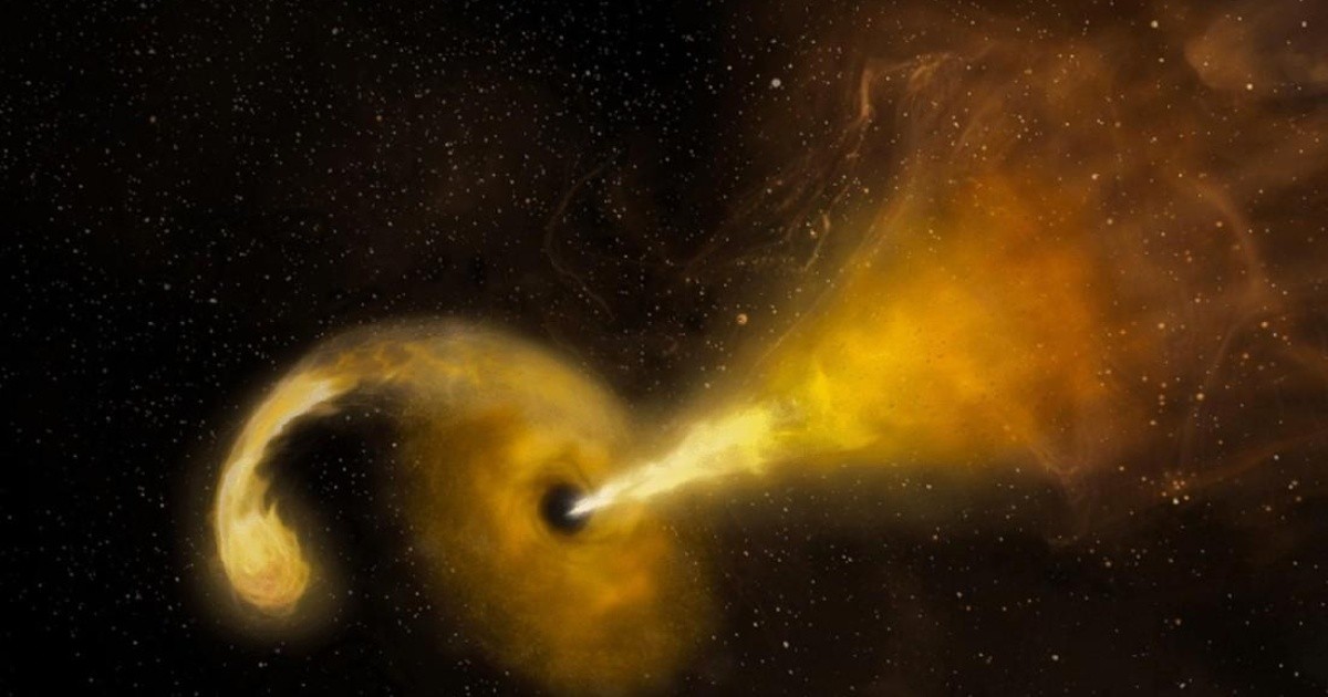 A black hole “blew up” a star that devoured it years ago