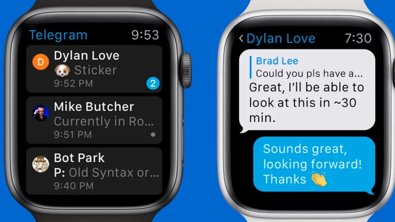 A guide to using Telegram on the new Apple Watch