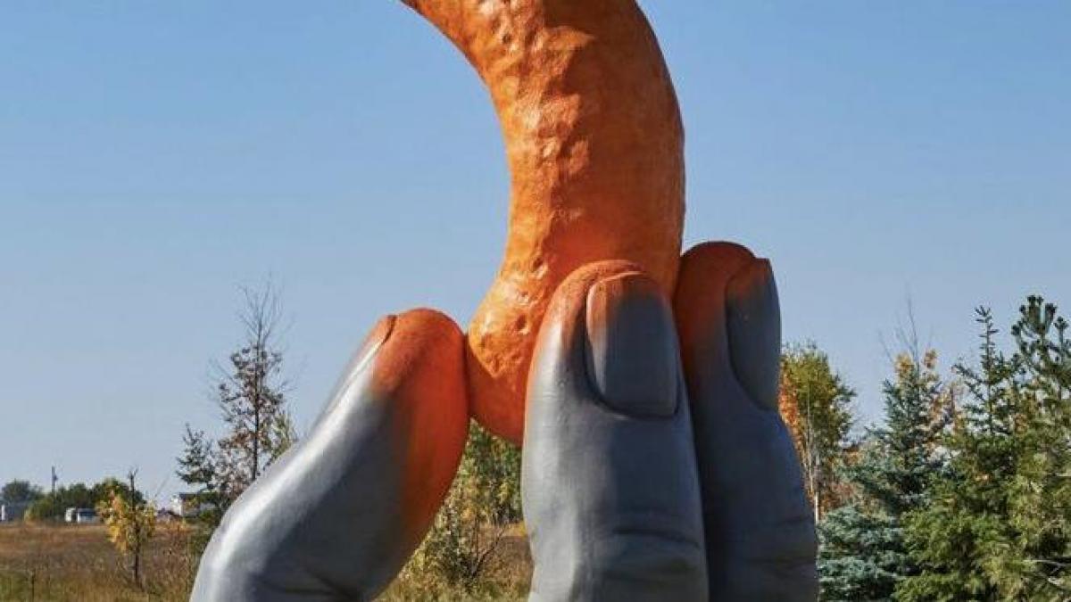 A small town in Canada is installing a strange statue in honor of Cheetos