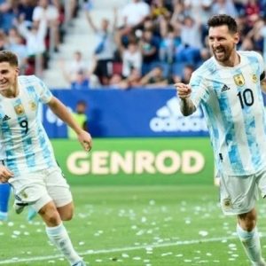 What is the position of the Argentine national team in the FIFA rankings?