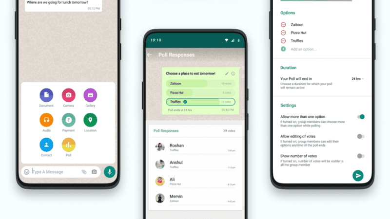WhatsApp is already testing in-group surveys: how they work and who can use them