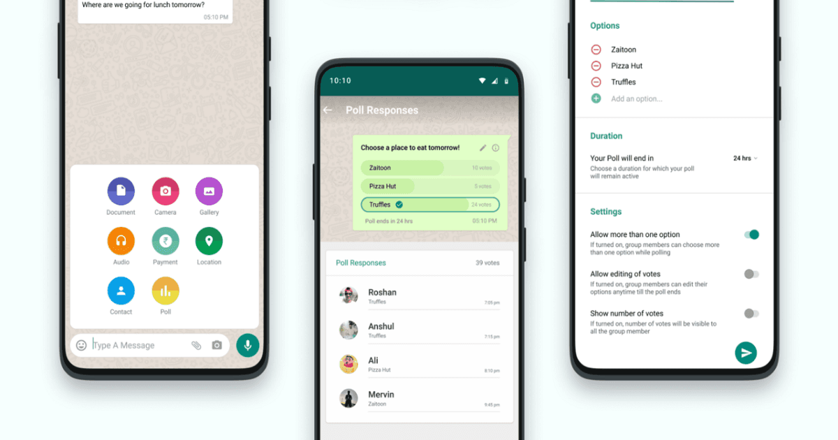 WhatsApp is already testing in-group surveys: how they work and who can use them